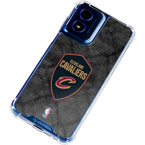 NBA Cleveland Cavaliers Dark Rust Moto G 5G (2024) Clear Case